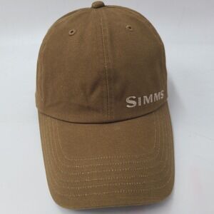 Simms Hat Adjustable Brown Fishing Products Trout Logo Outdoors Casual Wear Men